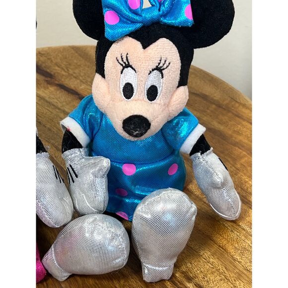 Set of 2 TY Sparkle Minnie Mouses Toys - 8.5 inches - Picture 3 of 4